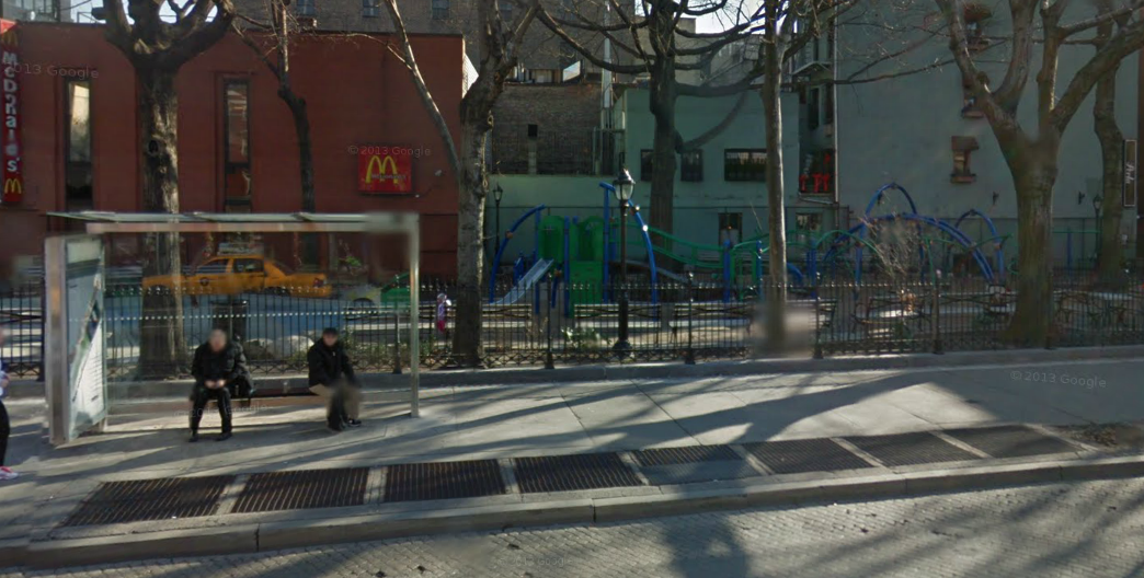 From Google Street View (Minetta Playground)